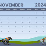 Horse Calendar November 2024 Schedule Winny Mollie