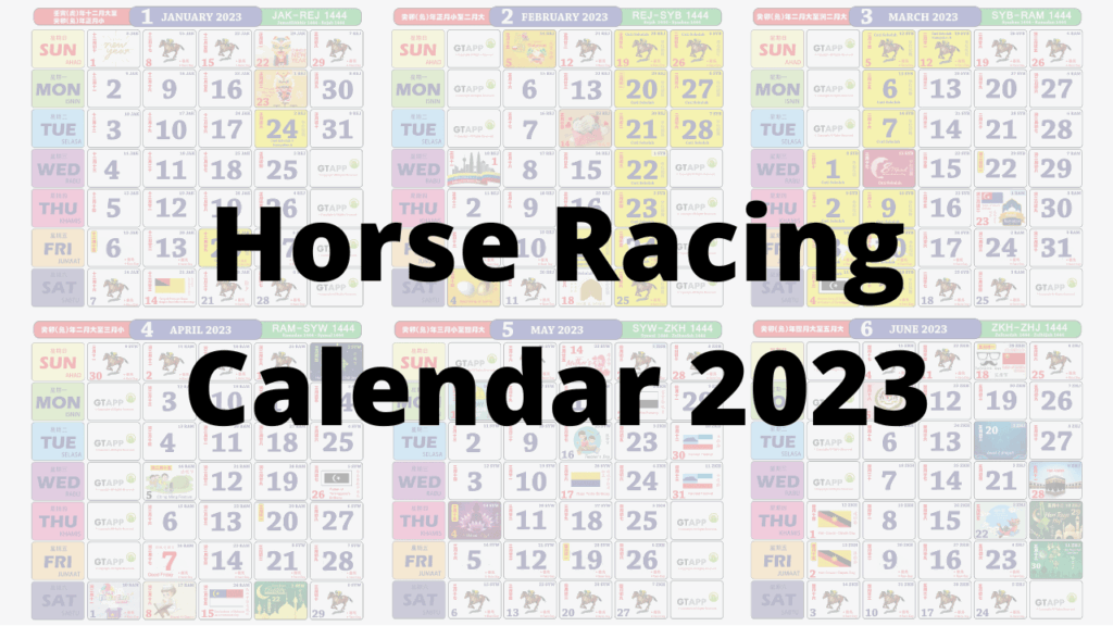 Horse Racing Calendar 2024 Image To U