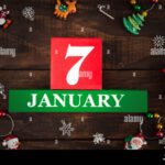 January 7th Jesus Christ Birth According To Julian Calendar Concept