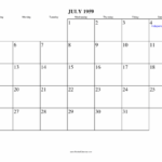 July 1959 Calendar