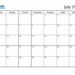 July 1959 Monthly Calendar PDF Word Excel
