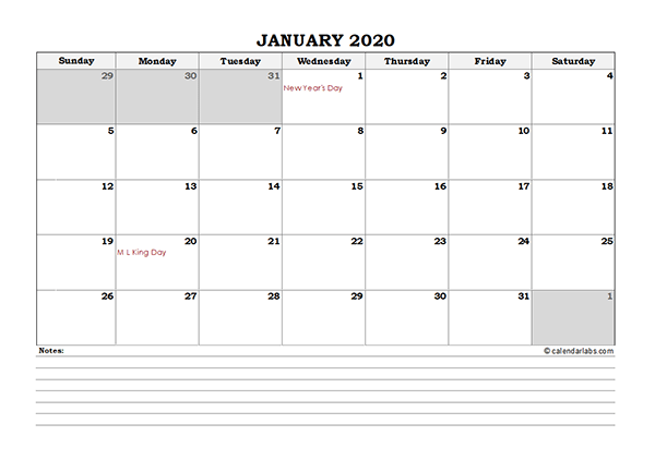 July 2020 Calendar Template For Word Pdf And Excel Free