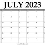 July 2023 Calendar Template Free Printable Calendar Comparison PELAJARAN
