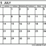 July 2025 Calendar Printable Free Wiki David Harris
