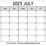 July 2025 Printable Calendar Free Download Timothy S Brodney