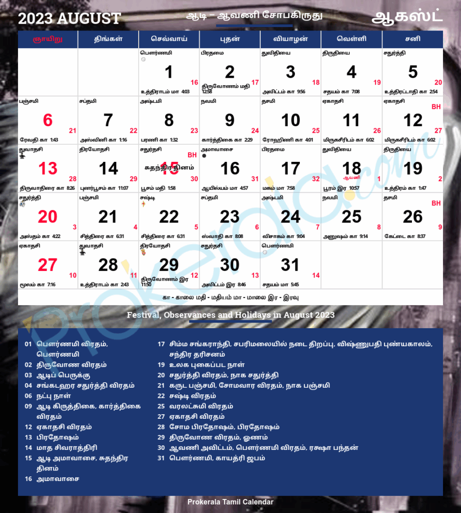 July 2025 Tamil Calendar With Nakshatram Georgia Z Bogle