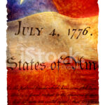 July 4th 1776 And Flag Stock Photo Royalty Free Images FreeImages