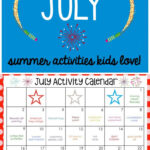July Activity Calendar Seniors Ardyce Waneta