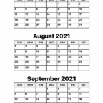 July August And September 2021 Calendar Calendar Options