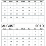 July August Printable Calendar Printable Templates