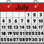 July Calendar Clip Art At Clker Vector Clip Art Online Royalty