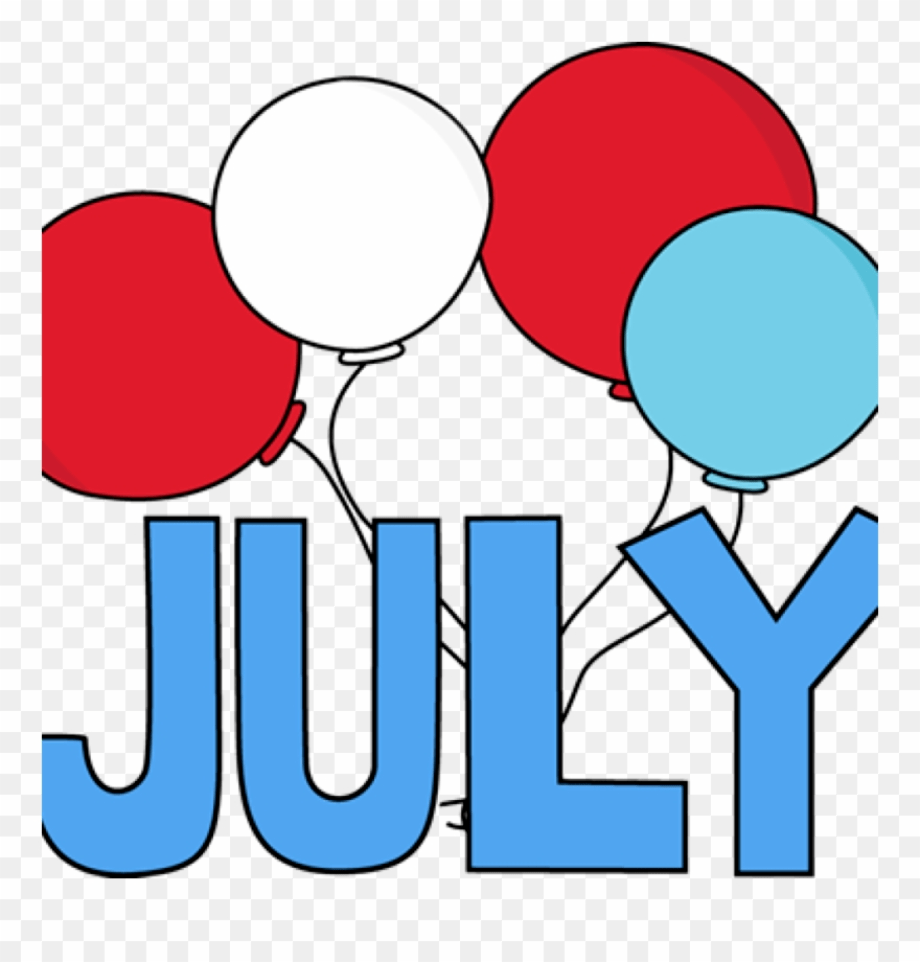 July Calendar Clipart Printable Word Searches
