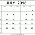 July Calendar Fotolip