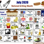 July National Day Calendar Free Printable 2020 National Day