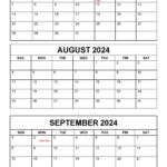 July To September Calendar 2024 Printable Calendar 2025