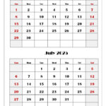 June And July 2025 Calendar Printable PDF Two Months Calendar