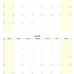 June And July 2026 Calendar Custom Calendar Maker