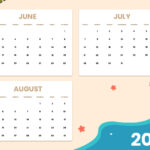 June July August 2024 Calendar Printable Pdf Fania Jeanine
