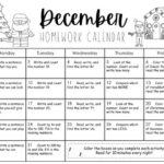 Kindergarten December Homework Christmas Holidays Around The World