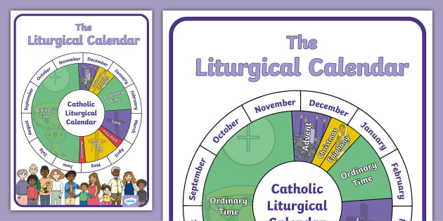 Liturgical Calendar Poster Twinkl