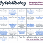 Mental Health Calendars MyWellbeing