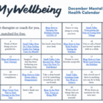 Mental Health Calendars MyWellbeing