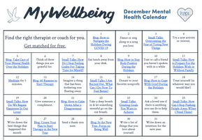 Mental Health Calendars MyWellbeing
