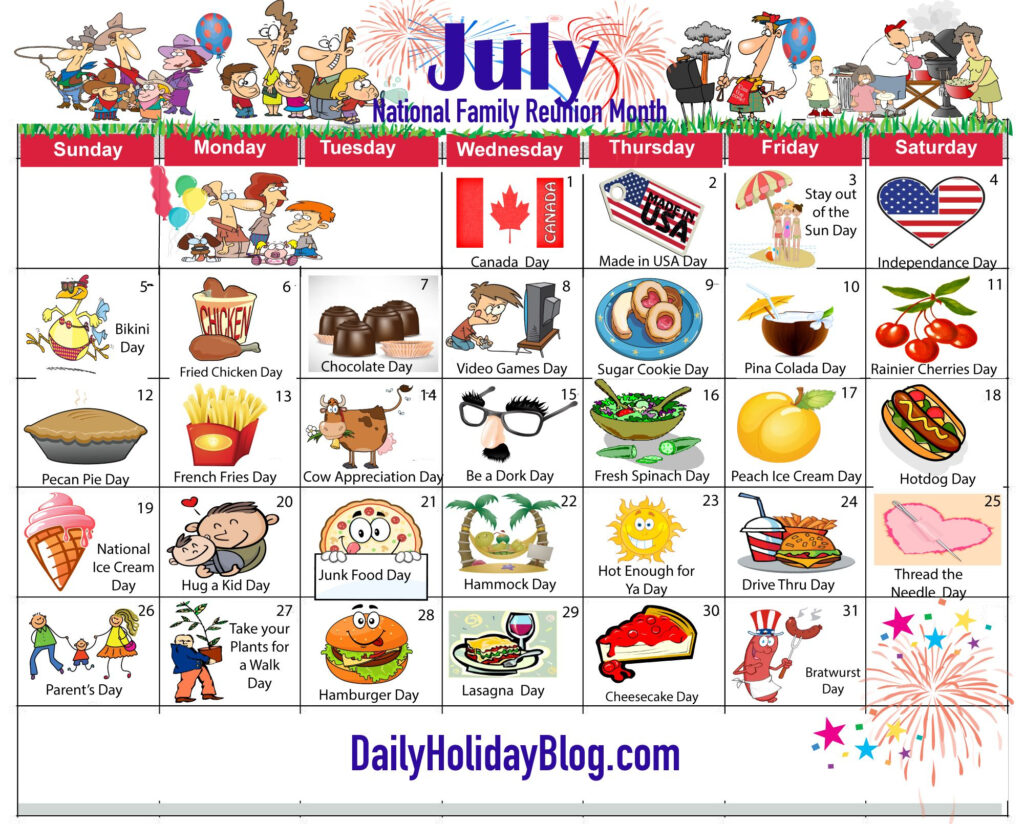 Months And Holidays