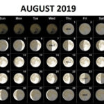 Moon Phase Calendar August Printable Computer Tools