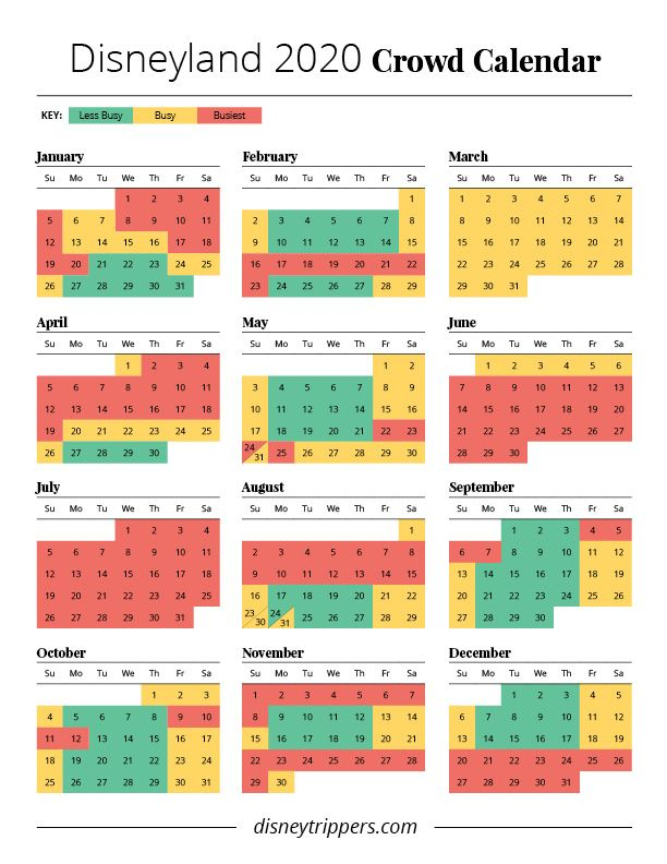 Most Accurate Disneyland Crowd Calendar Google Calendar Tips