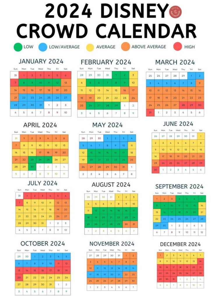 Most Accurate Disneyland Crowd Calendar Google Calendar Tips