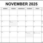 National Calendar November 2025 Sebastian Mackrell