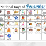 National Day Calendar November Jayne Murielle