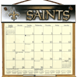 New Orleans Saints Calendar Holder 29 75 Kims Calendars Made In