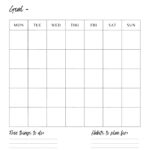 No Spend Month Challenge No Spend Tracker No Spend Calendar No Spend