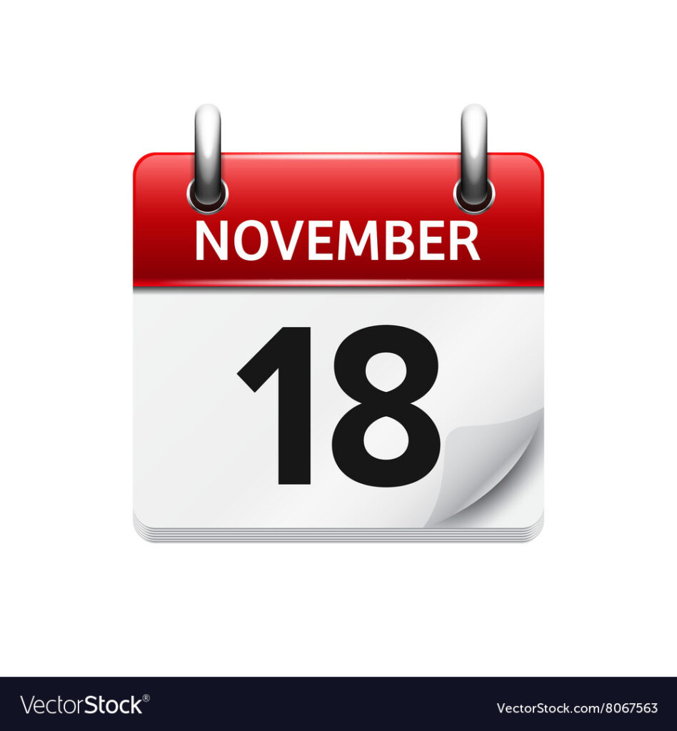 Nov 18 Calendar Teena Stacia