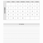 November 1955 Monthly Calendar PDF Word Excel