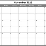 November 2023 Calendar Free Printable Calendars