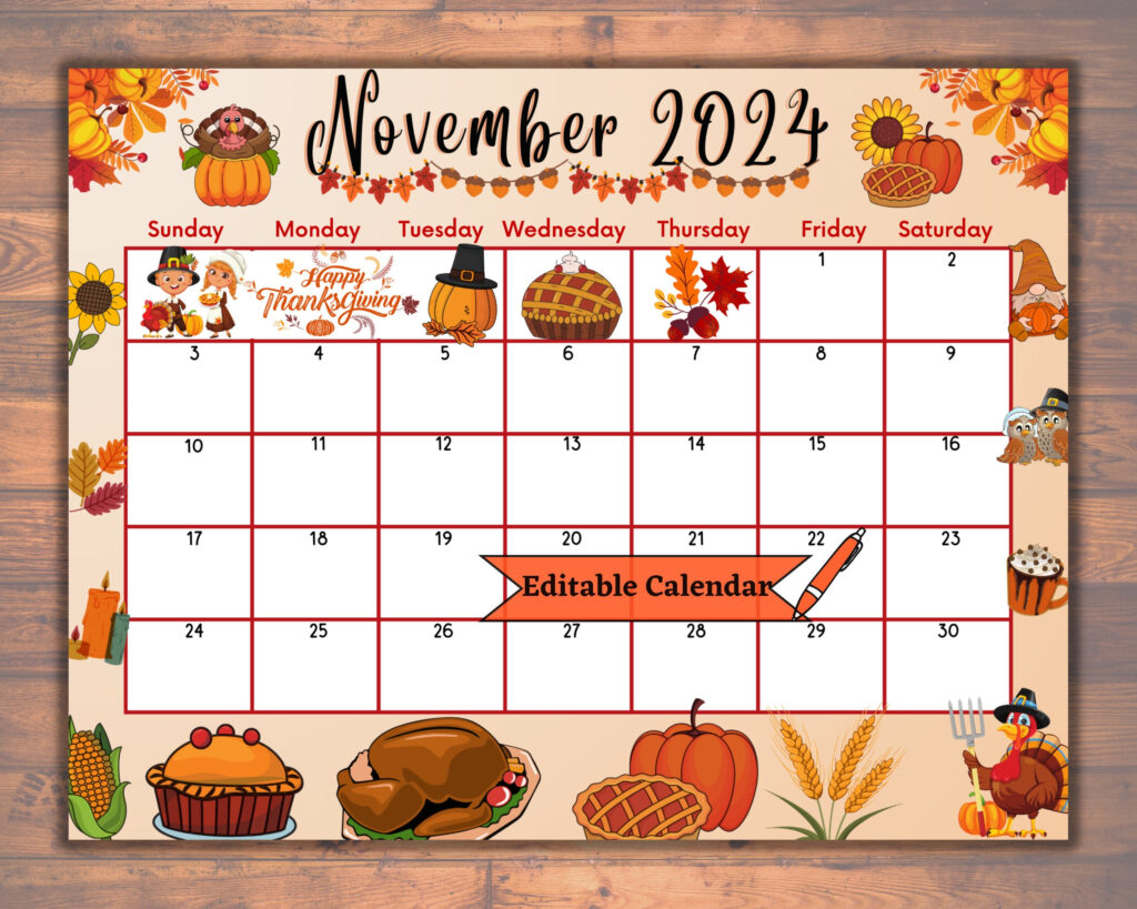 November 2024 Thanksgiving Date Thea Celinka