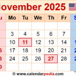 November 2025 Calendar Public Holidays Moises Cote