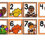 November Calendar Numbers By FirstintheRoseGarden TpT
