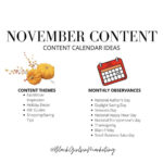 November Content Calendar Ideas