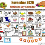 November National Day Calendar Free Printable Calendars In Printable