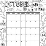 October 2019 Coloring Calendar Woo Jr Kids Activities Children 39 s