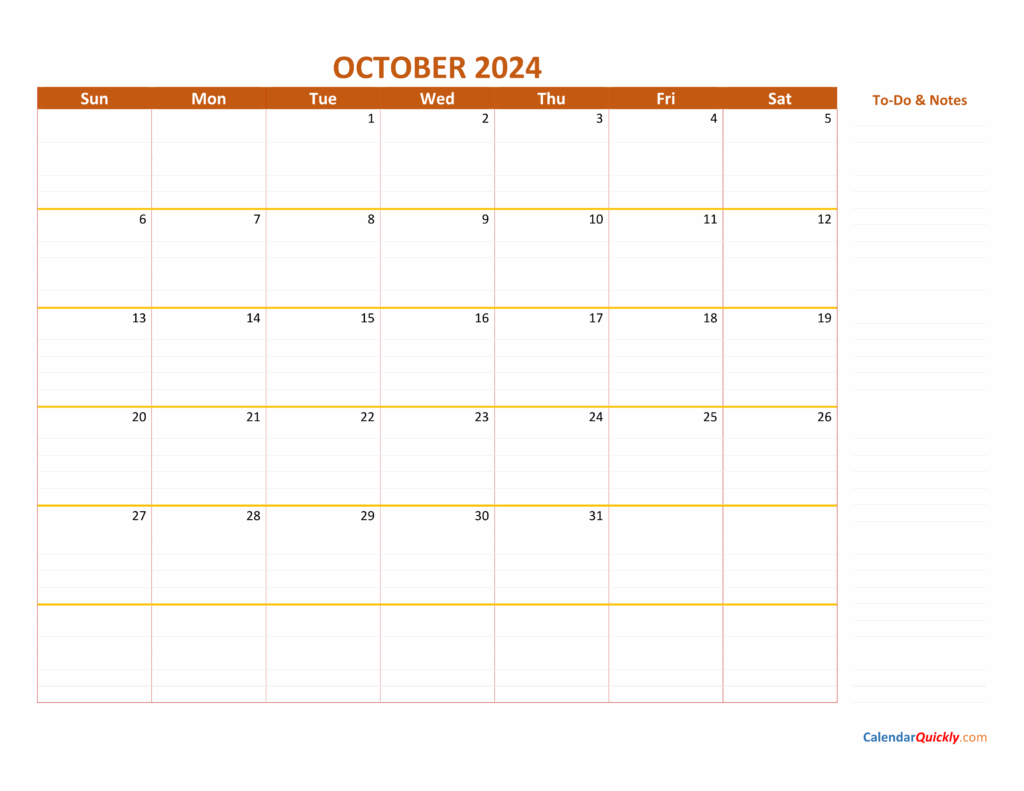 October 2024 Calendar Excel Template Elsie Ann Marie