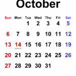 October 2024 Calendar Templates For PDF Excel And Word