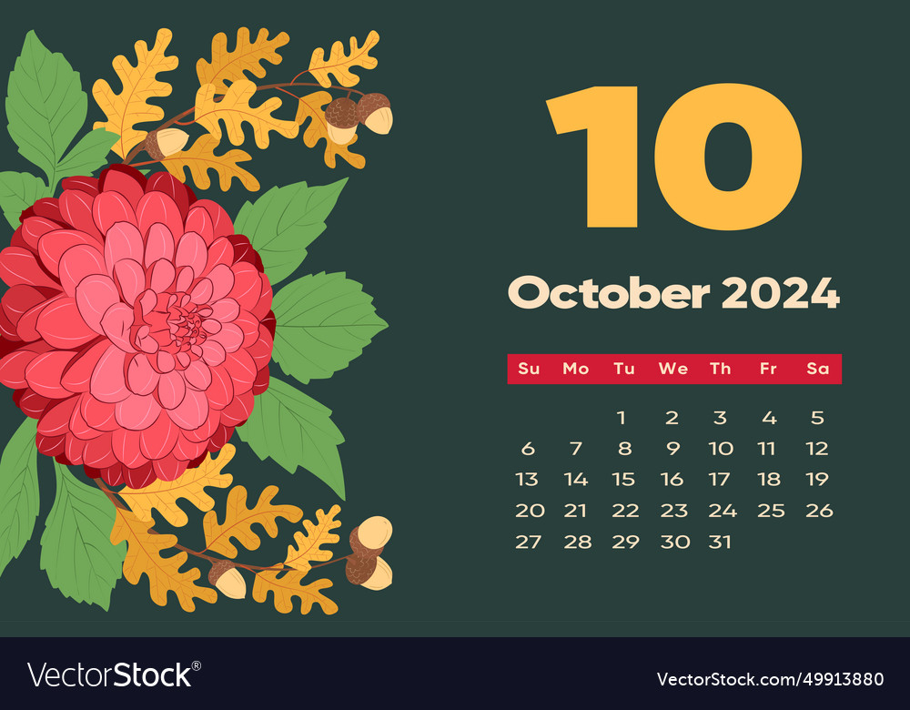 October 2024 Calendar Word Document Alexi Austina