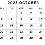 October 2025 Calendar With Holidays India Printable Finest Ultimate