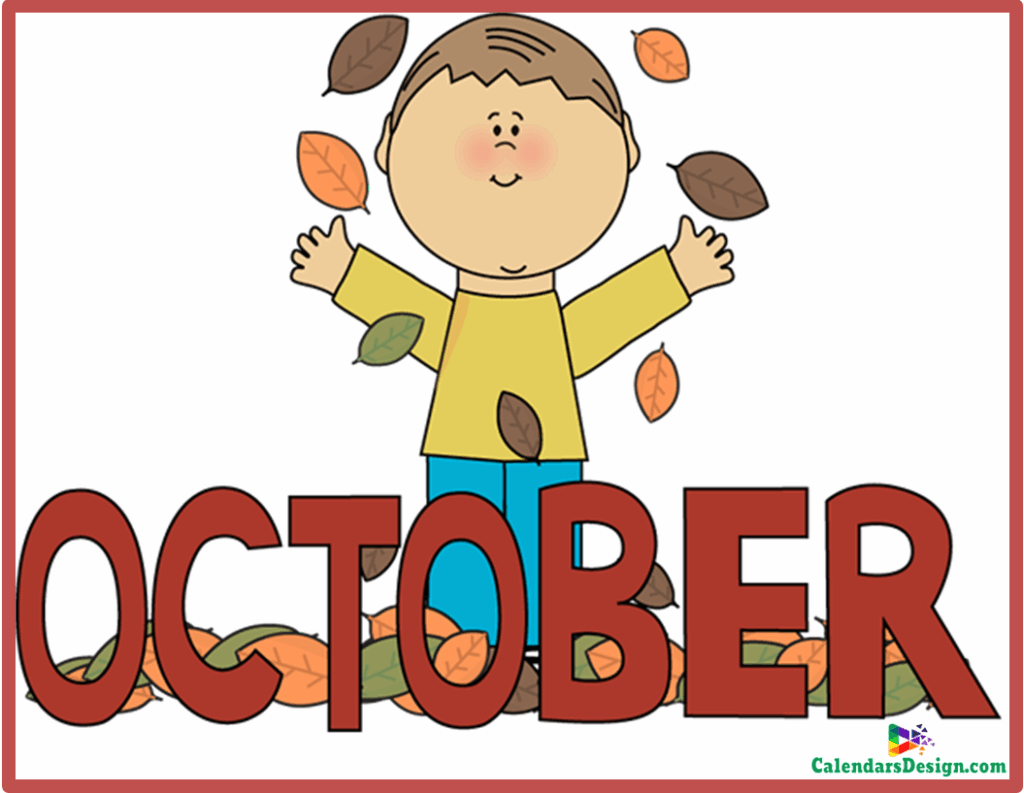 October Calendar Clipart Free 10 Free Cliparts Download Images On 