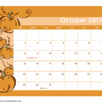 October Calendar Free Printable Printable Word Searches